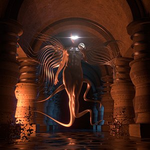 Goddess Of Moon Temple Environment