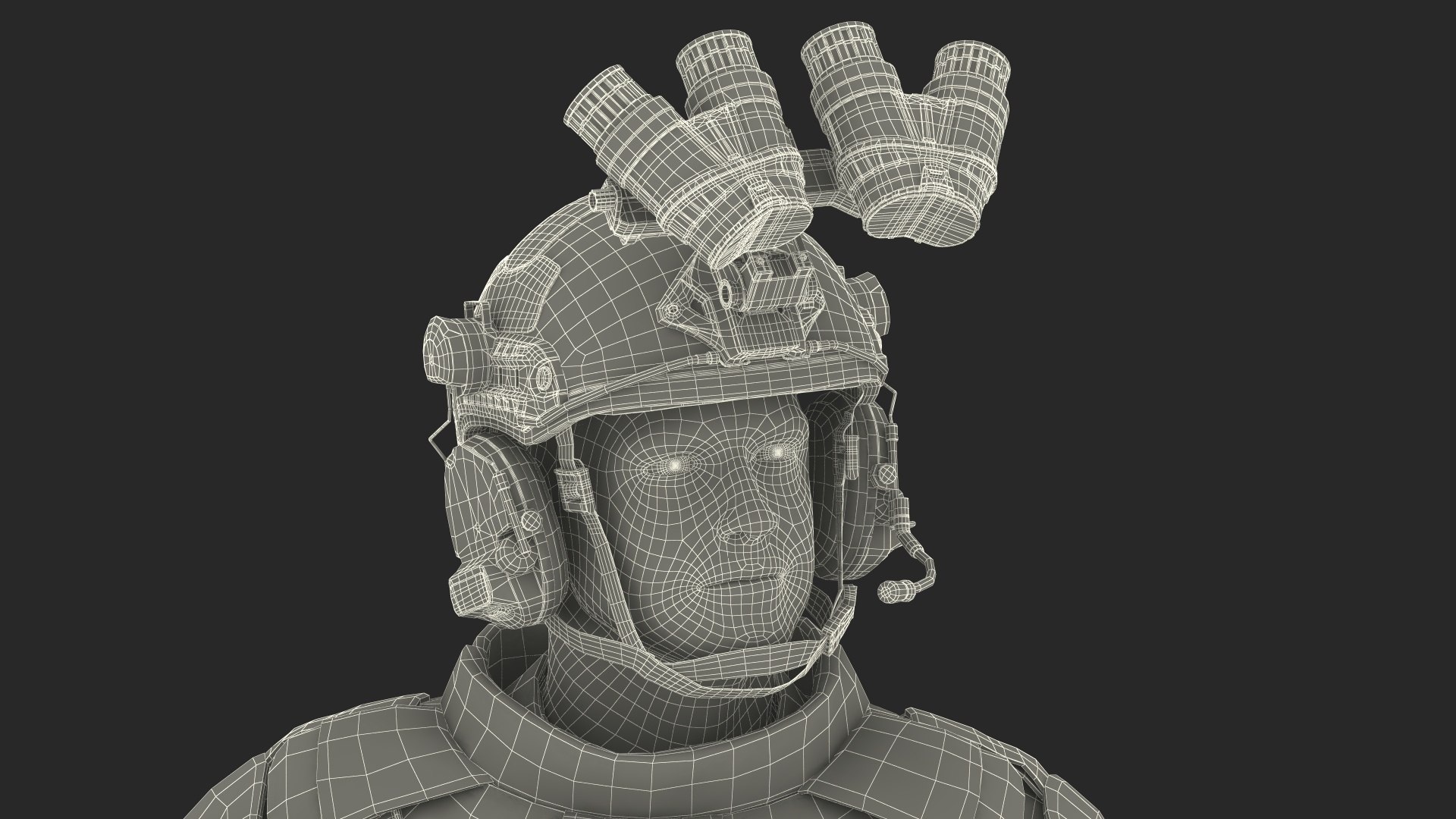 3D Soldier in Night Vision Goggles Green Camo Walking model https://p.turbosquid.com/ts-thumb/6z/9tJY0C/s8/soldierinnightvisiongogglesgreencamowalkingmb3dmodel021/jpg/1724637409/1920x1080/fit_q87/f0c2faec8b55fdf307f5c8b13e87dbf25eb5eab2/soldierinnightvisiongogglesgreencamowalkingmb3dmodel021.jpg