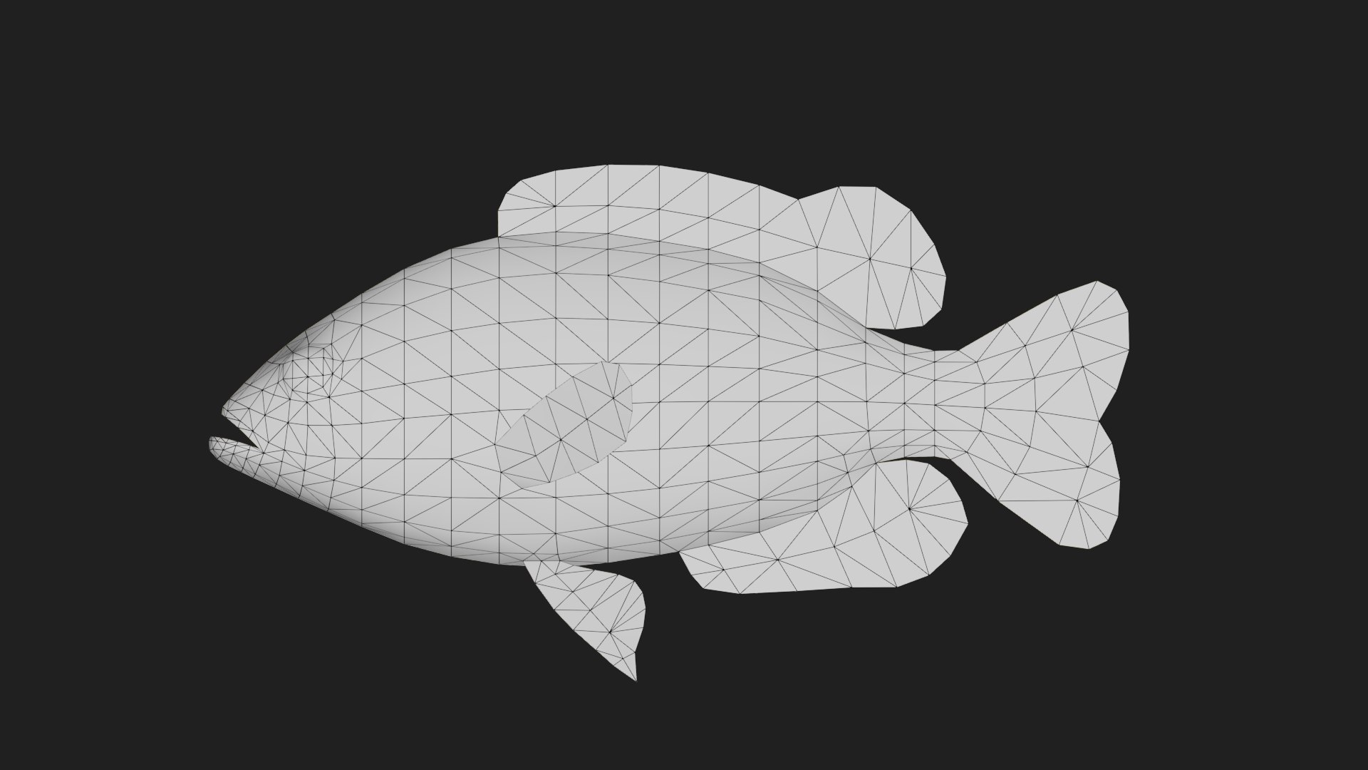 3D Bass Fish - TurboSquid 2123111