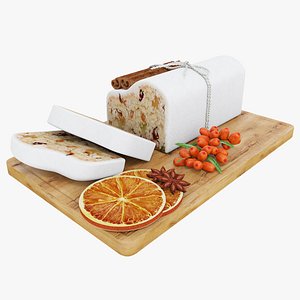 3D Raisin christmas cake