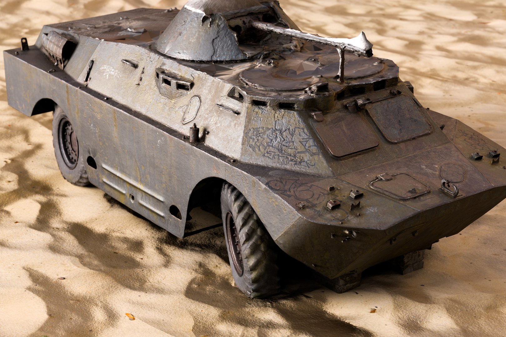 3D BRDM2VehicleSoviet Brdm-2 Military Amphibious Armored Vehicle ...