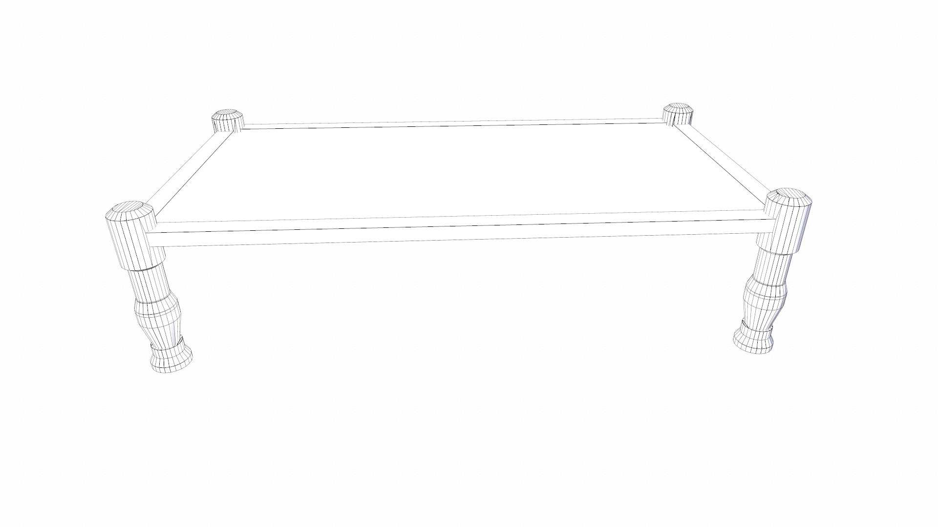 3D Indian Bed Chaarpai - TurboSquid 2332263