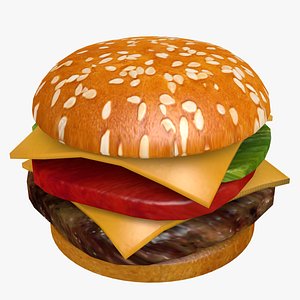 hamburger 3d model