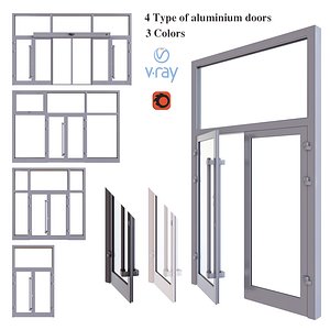 Door Aluminium 3D Models for Download | TurboSquid