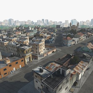 Latin Poor Neighborhood 3D