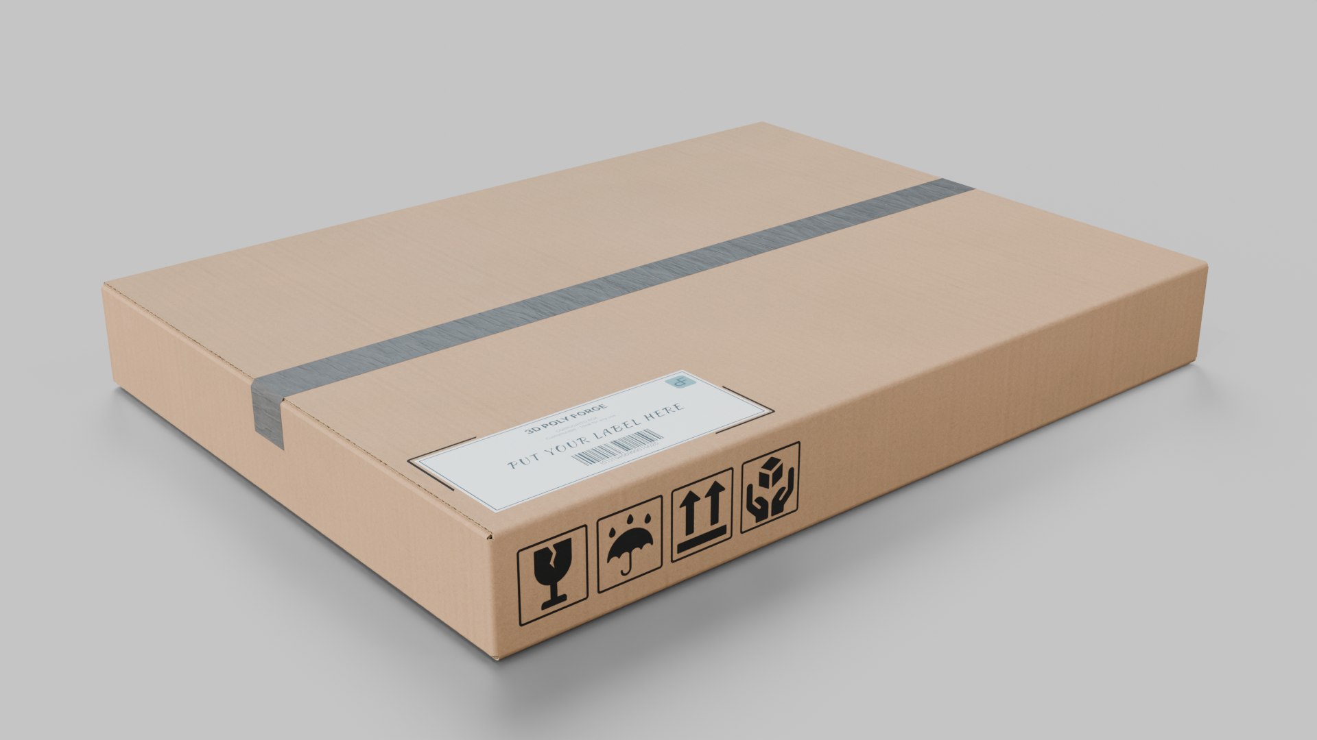 All-Purpose Cardboard Box Bundle - Rigged and Customizable 3D model https://p.turbosquid.com/ts-thumb/6z/dYbqLN/5H/rectangular_flat_box3/png/1741537546/1920x1080/fit_q87/b8078c312f1960d123e0cd5f37d67e966d6a3675/rectangular_flat_box3.jpg