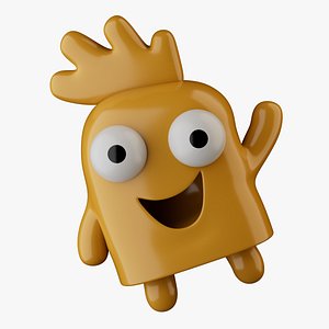 3D Coco Rigged Cartoon Character