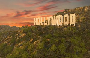 3D The Hollywood Sign