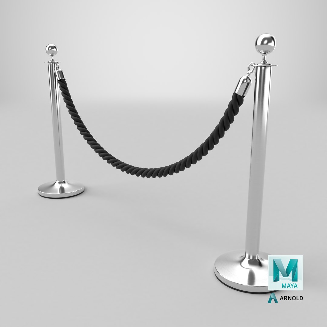 3D Silver Stanchion  Black Velvet Rope https://p.turbosquid.com/ts-thumb/6z/lIHSiT/KB/stemcell_maya_arnold_render/png/1731950276/1920x1080/fit_q87/1acaa7467345c25694981fb5c964d352a722777a/stemcell_maya_arnold_render.jpg