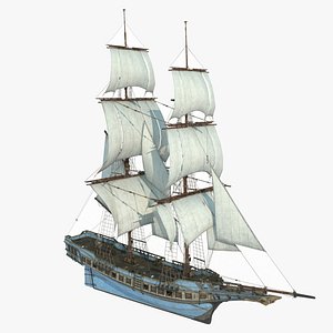 Ancient large sailboats