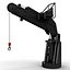 3d 3ds small crane truck industrial