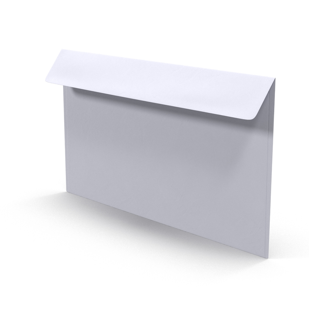 3d white envelope model https://p.turbosquid.com/ts-thumb/6z/zzakA6/IPsL4S0s/white_envelope_360/jpg/1430543824/1920x1080/turn_fit_q99/d0356746199eb155db8c06b3e9f3e84c74703b17/white_envelope_360-1.jpg