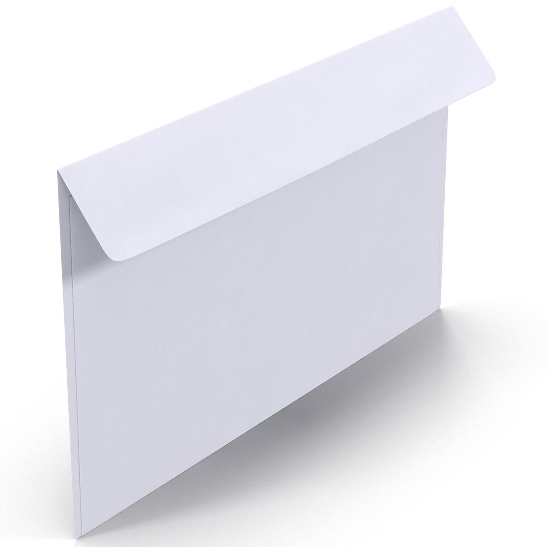 3d white envelope model https://p.turbosquid.com/ts-thumb/6z/zzakA6/gblOcqNo/3dmodelofwhiteenvelope03/jpg/1430543853/1920x1080/fit_q87/45c3c23643e82920c16c6701eaaadf8b38d1f1c4/3dmodelofwhiteenvelope03.jpg