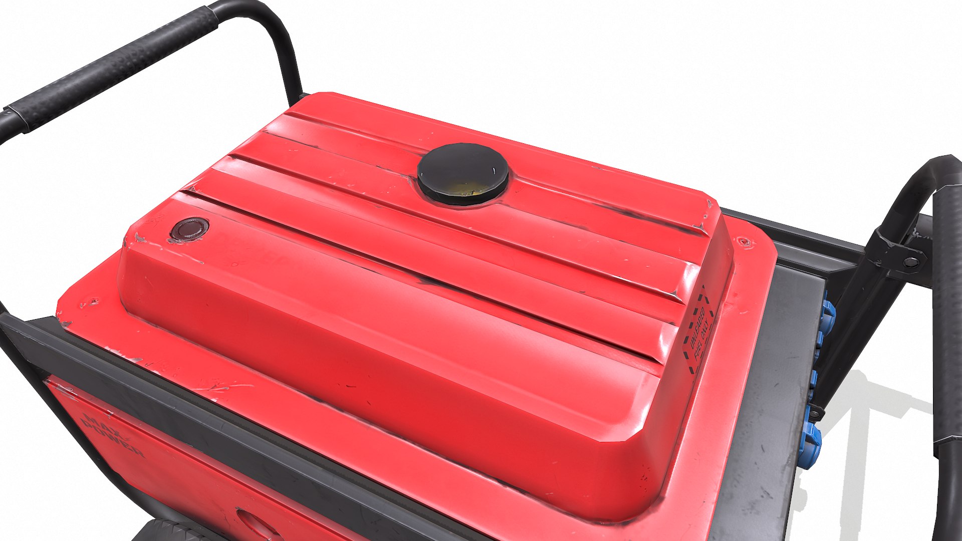 3D Old Portable Power Generator Low-poly PBR - TurboSquid 2334878