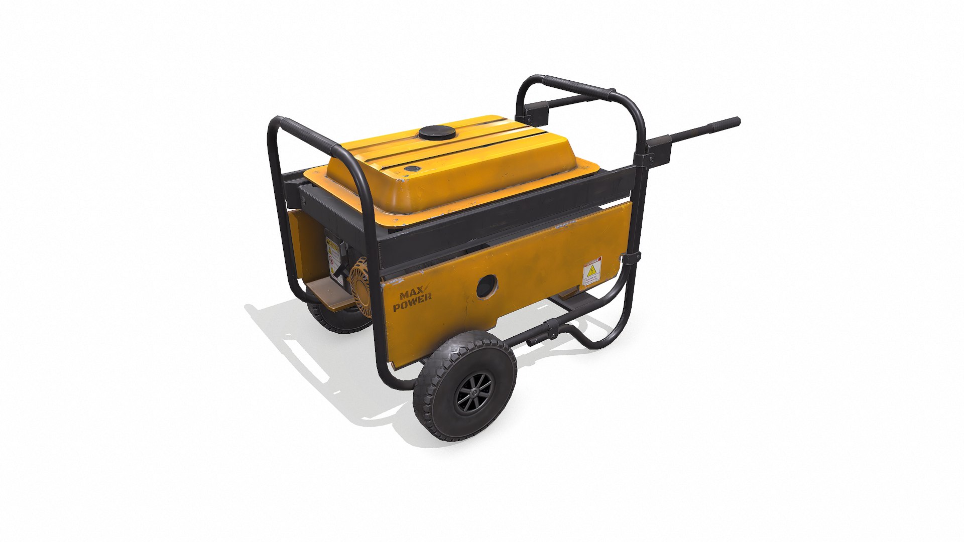 3D Old Portable Power Generator Low-poly PBR - TurboSquid 2334878