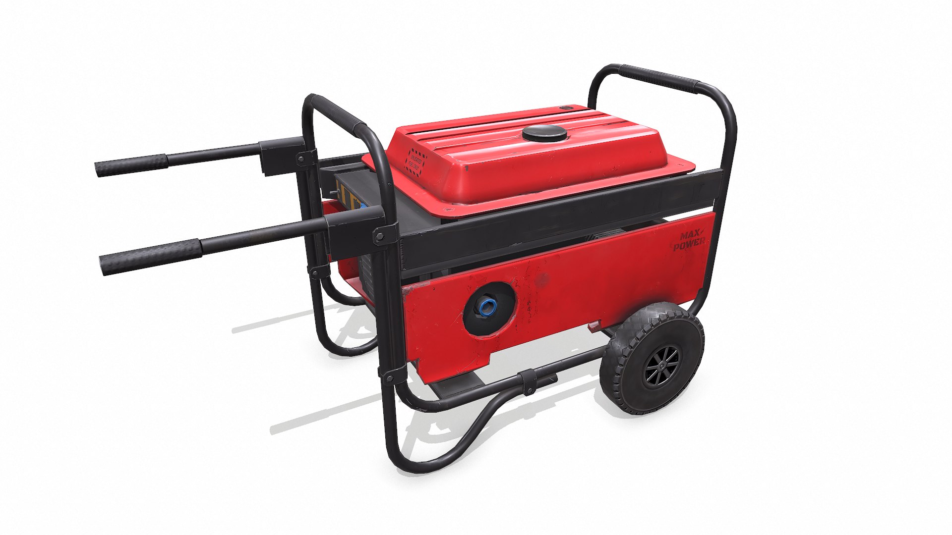 3D Old Portable Power Generator Low-poly PBR - TurboSquid 2334878