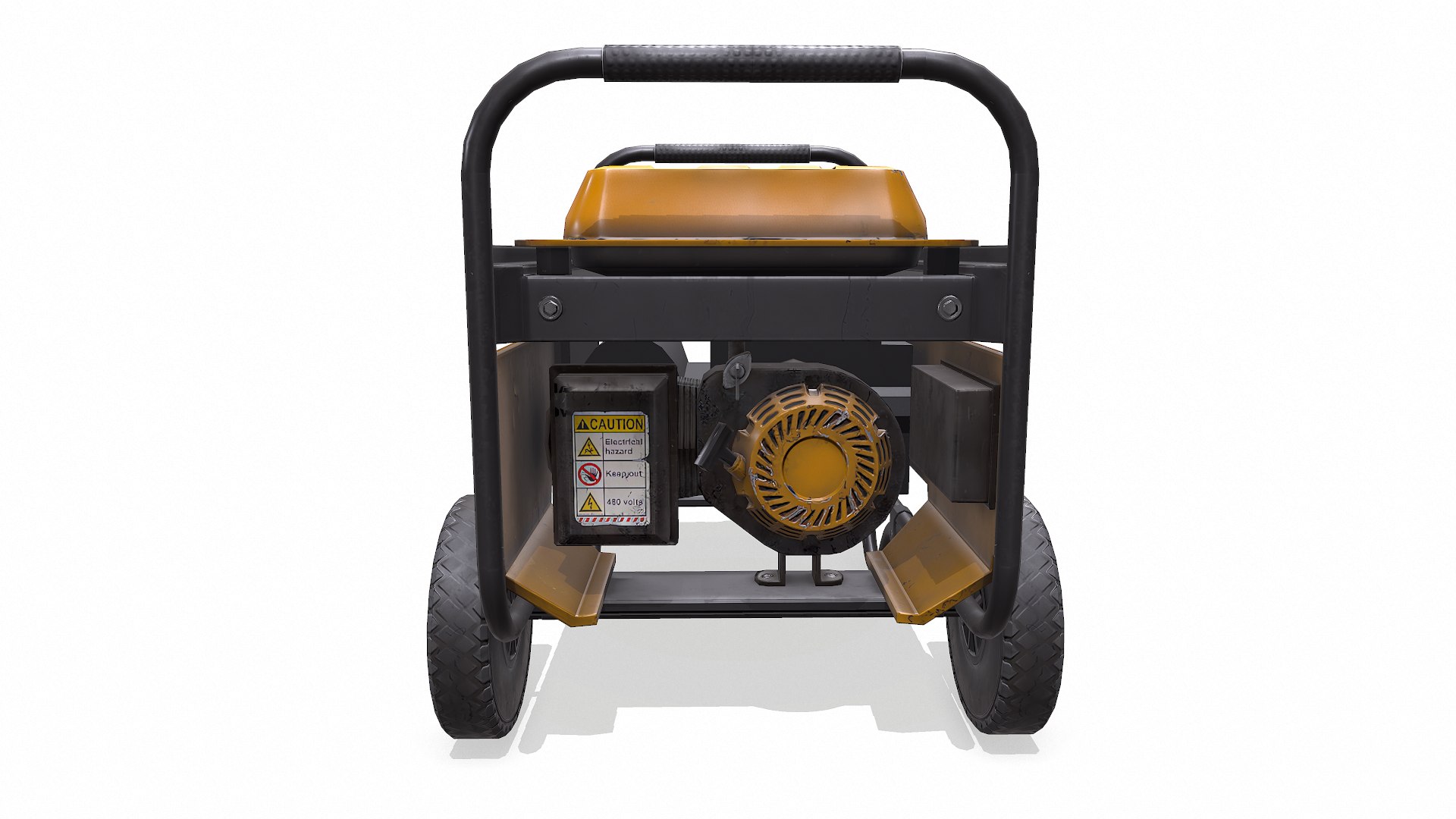 3D Old Portable Power Generator Low-poly PBR - TurboSquid 2334878