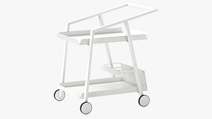 3D 10deka pulvis food trolley model