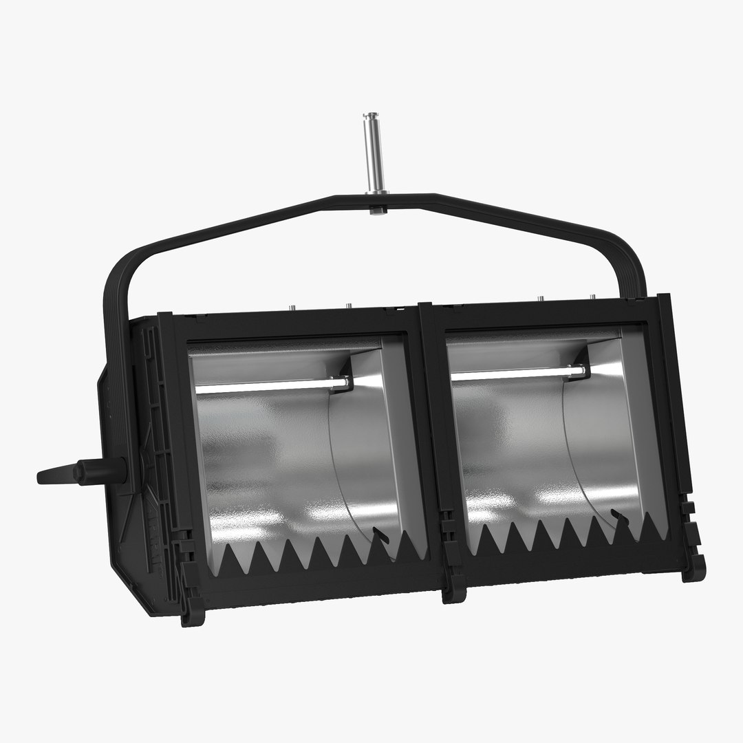 Cyc Flood Light Double 3D Model 3D model preview