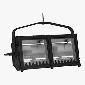 Cyc Flood Light Double 3D Model