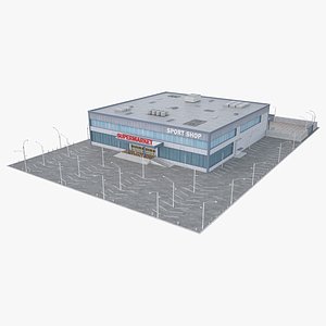 3D supermarket product model