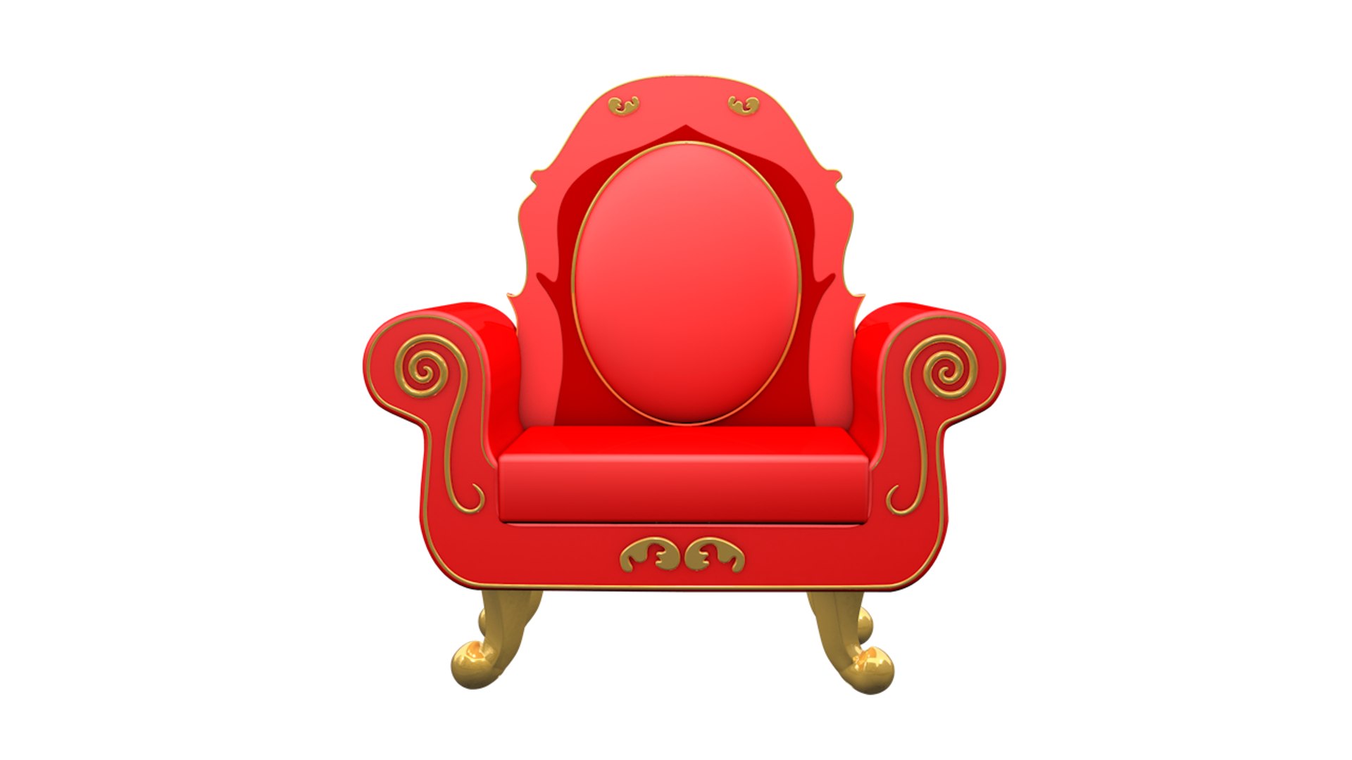 3D Royal Chair - TurboSquid 1409809