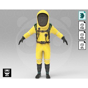 3D model Hazmat Suit