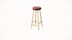 bar chair 3D model