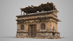 single house ancient 3D model
