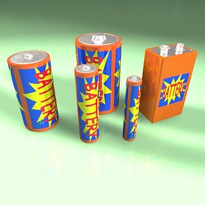 cartoonbatteriesc4d