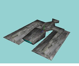 3d model spaceship