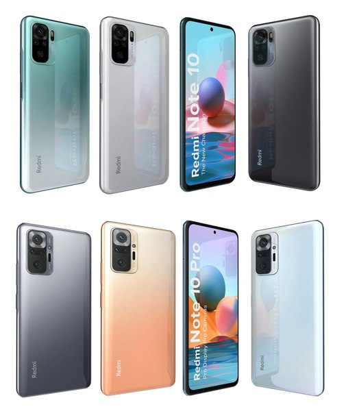 3D model Xiaomi Redmi Note 10 And Pro