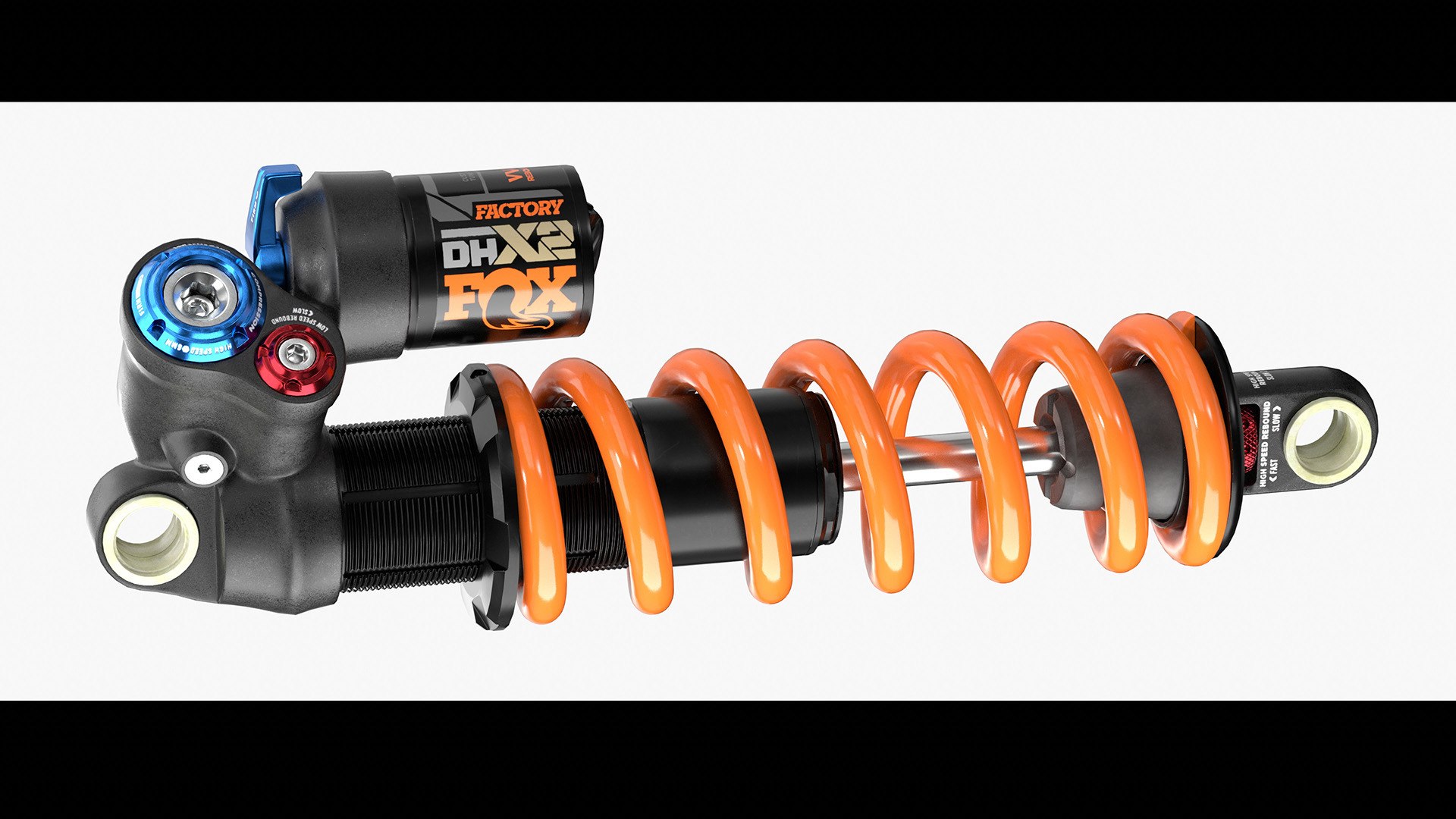 FOX DHX2 MTB Shock 3D TurboSquid 2070068