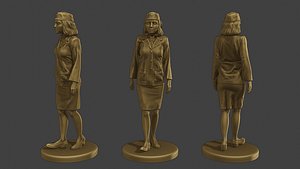 3D CzechoSlovak Female Communist Police FCCP1 2