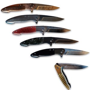 Folding Knife Set 7 Pieces