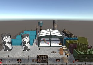 industry props 3D model