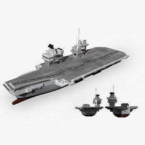 3D Queen Elizabeth-class aircraft carrier