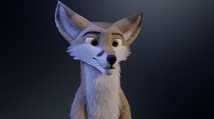 3D Takoda The Fox model