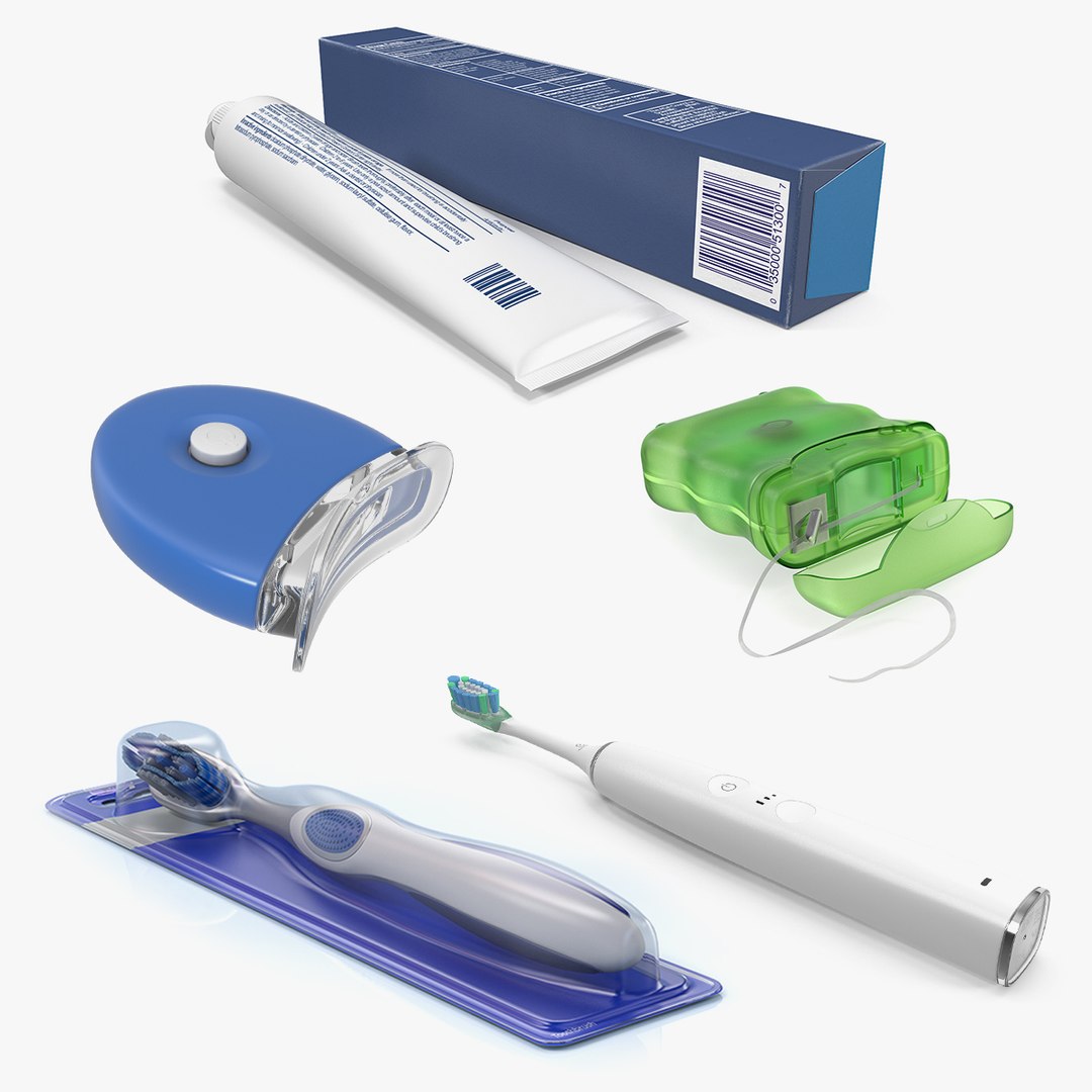 Dental Care Colletion 4 3D model preview