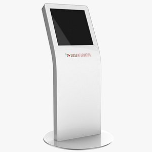 interactive electronic kiosk touch screen 3D model