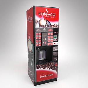 3D model interior rhea vendors coffee machine