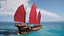 3D model Junk Ship