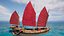 3D model Junk Ship