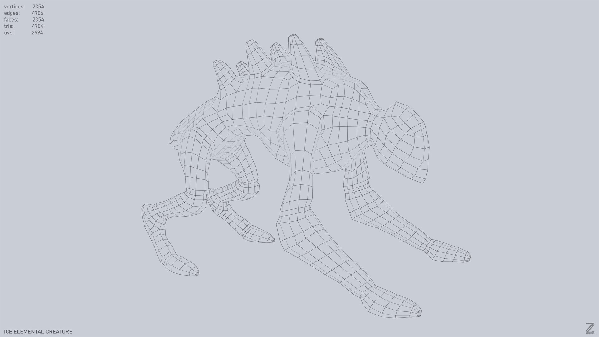 Ice elemental creature 3D model https://p.turbosquid.com/ts-thumb/70/qJbnaH/67/ice_elemental_creature_03_wireframe01/png/1730367680/1920x1080/fit_q87/42a2fab017ac651deba282a1d91c4affad0fd8fa/ice_elemental_creature_03_wireframe01.jpg