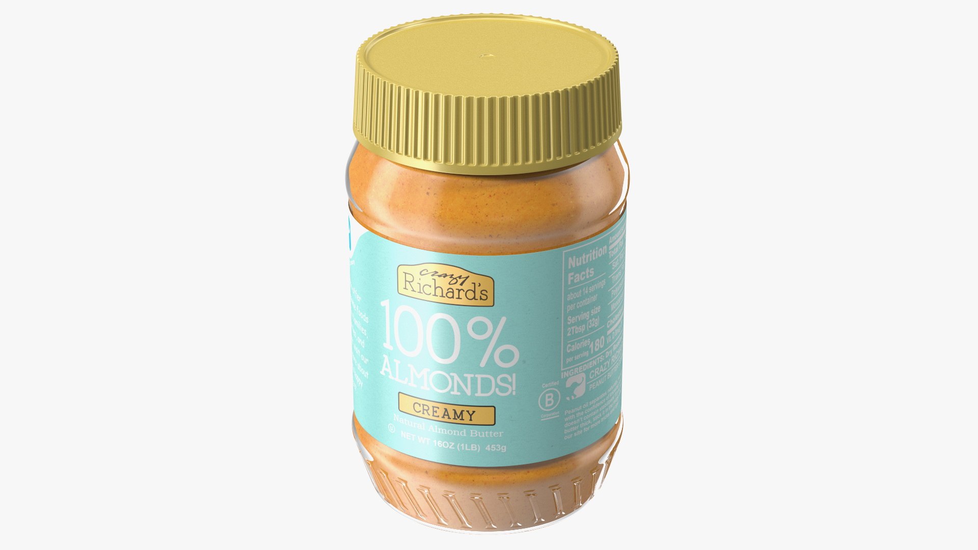 Crazy Richard Almond Butter 3D model preview