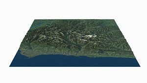 US terrain series -  Olympic national park 3D model