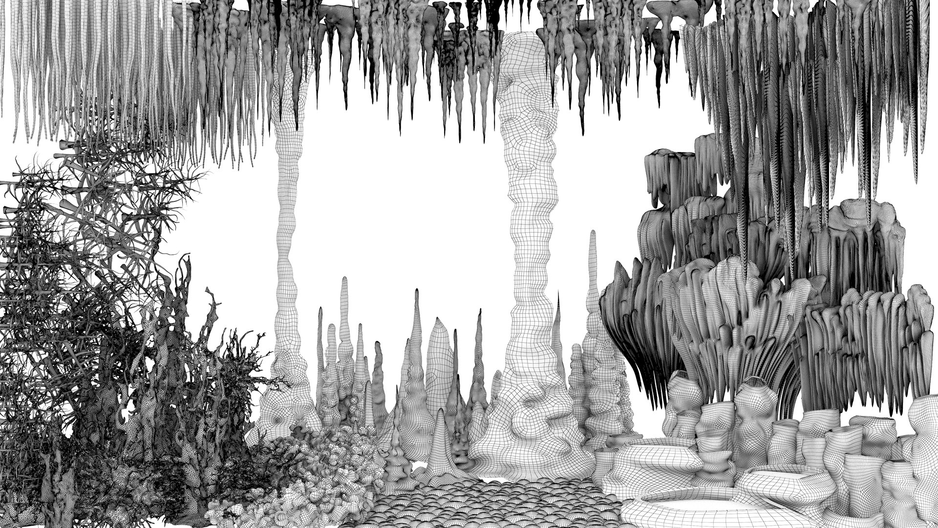 3D model 121 Modular Cave Speleothems Stalactites Flowstones  Cave Formation Kitbash Pack https://p.turbosquid.com/ts-thumb/70/tSPrNb/oJ/03.2/jpg/1786275482/1920x1080/fit_q87/21a2c33549b1e0c540025cf4c3908b6ce629fffe/03.2.jpg