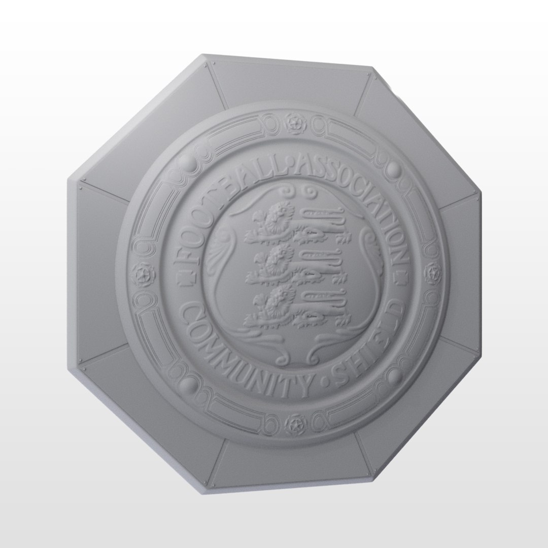 Community Charity Shield Model - TurboSquid 1591482