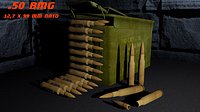 50 BMG ammunition box