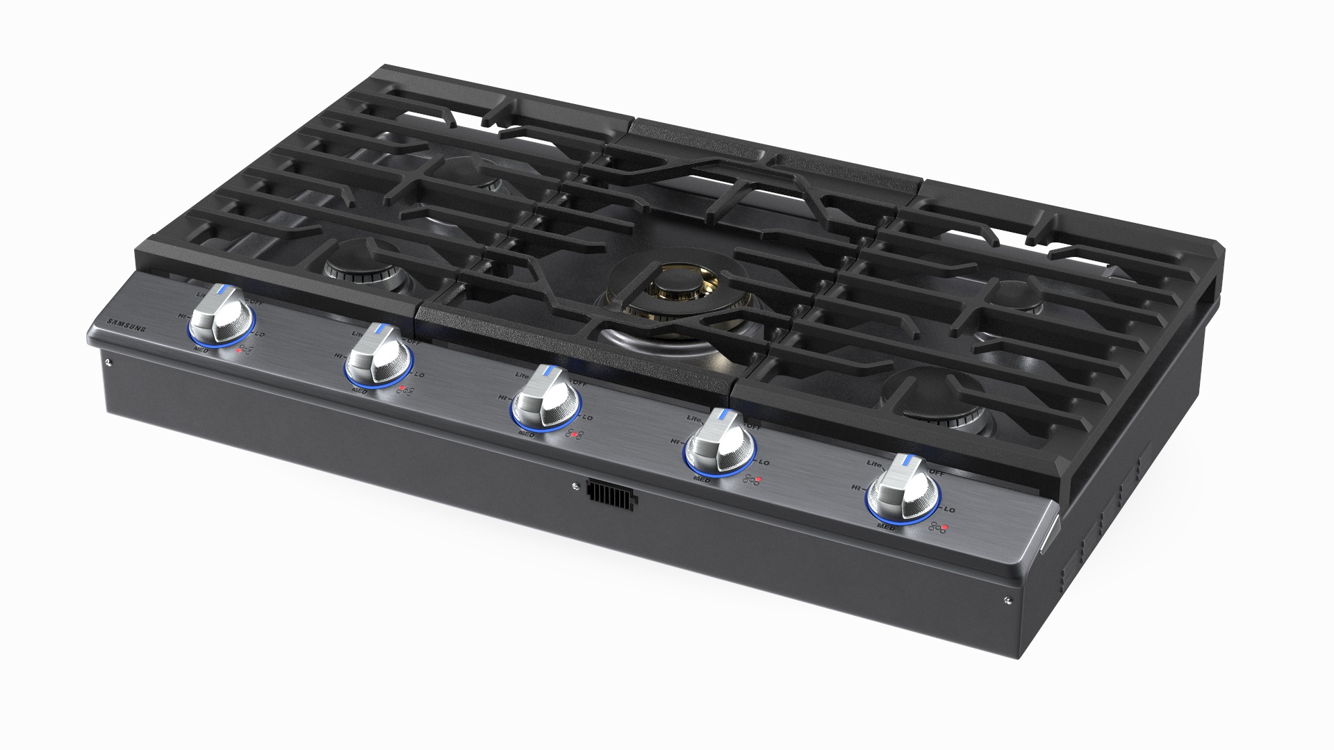 3D Gas Countertop Stove Samsung 30 Inch Grey TurboSquid 2177454